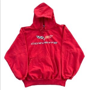 Vintage Corvette Red sweatshirt.